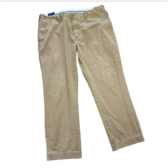 Polo Ralph Lauren Men Bedford Chino Classic Fit Pants flat khaki 40/30 40 waist - Picture 3 of 10